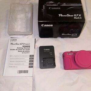 Canon PowerShot G7 X Mark II - Pink